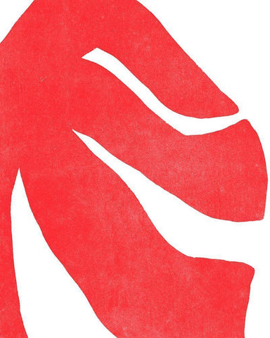 Color Cuts IX White Modern Wood Framed Art Print with Double Matting by Vess, June Erica