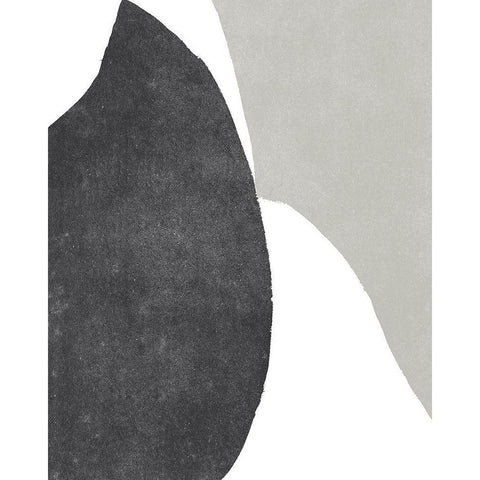 Color Cuts X Black Modern Wood Framed Art Print with Double Matting by Vess, June Erica