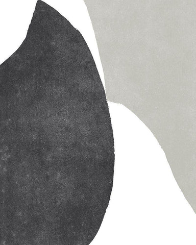 Color Cuts X White Modern Wood Framed Art Print with Double Matting by Vess, June Erica