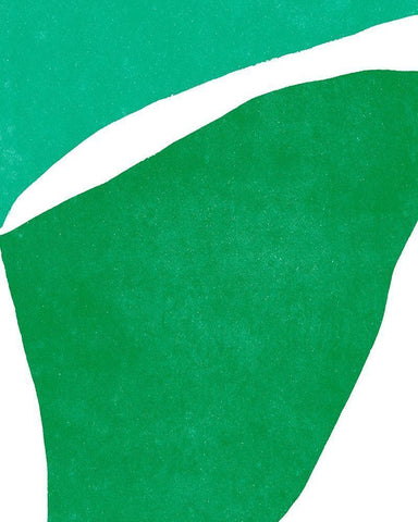 Color Cuts XII White Modern Wood Framed Art Print with Double Matting by Vess, June Erica