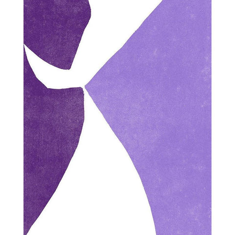 Color Cuts XIII Black Modern Wood Framed Art Print with Double Matting by Vess, June Erica