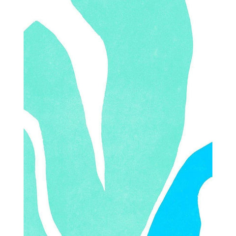 Color Cuts XIV White Modern Wood Framed Art Print by Vess, June Erica