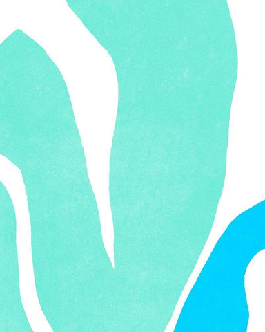 Color Cuts XIV Black Ornate Wood Framed Art Print with Double Matting by Vess, June Erica