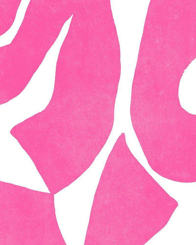 Color Cuts XV White Modern Wood Framed Art Print with Double Matting by Vess, June Erica