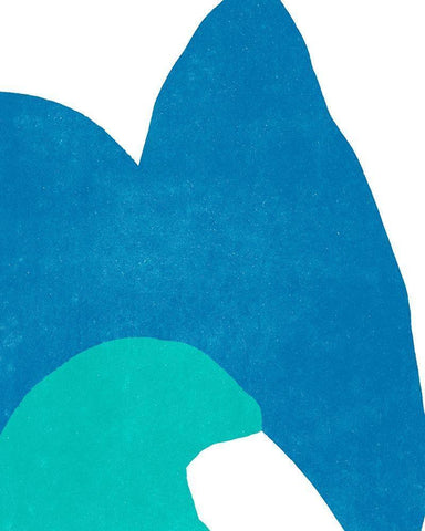 Color Cuts XVI Black Ornate Wood Framed Art Print with Double Matting by Vess, June Erica