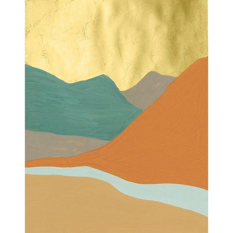 Oxidized Mesa III Black Modern Wood Framed Art Print by Lam, Vanna