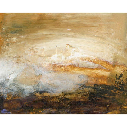 Exploring II White Modern Wood Framed Art Print by Gordon, Sharon