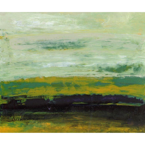 Space to Wander II Black Modern Wood Framed Art Print by Gordon, Sharon