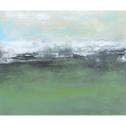 Space to Wander V Black Modern Wood Framed Art Print with Double Matting by Gordon, Sharon