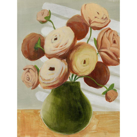 Afternoon Posy I Black Modern Wood Framed Art Print with Double Matting by Popp, Grace