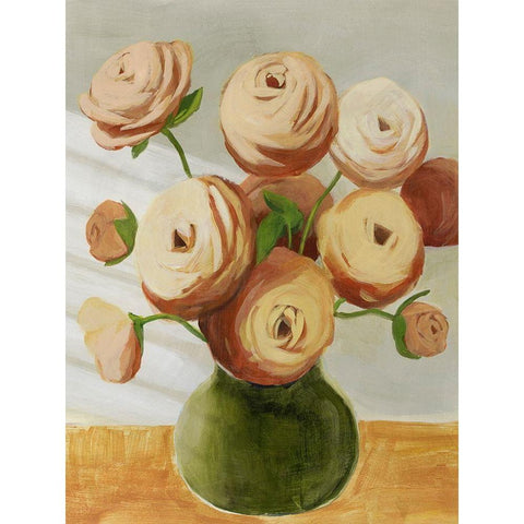 Afternoon Posy II Gold Ornate Wood Framed Art Print with Double Matting by Popp, Grace