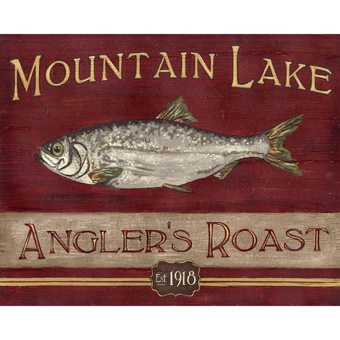 Lodge Coffee I Black Modern Wood Framed Art Print with Double Matting by Vess, June Erica