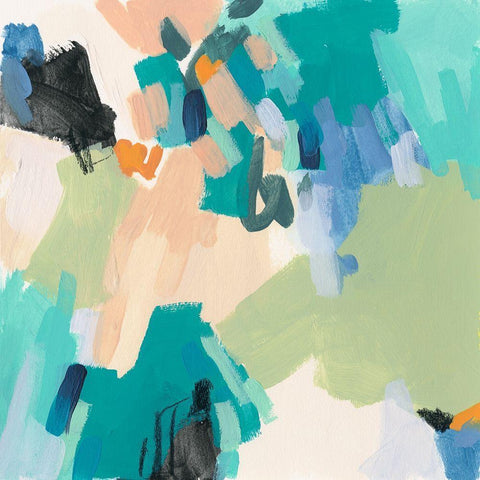 Soft Serve IV White Modern Wood Framed Art Print by Vess, June Erica