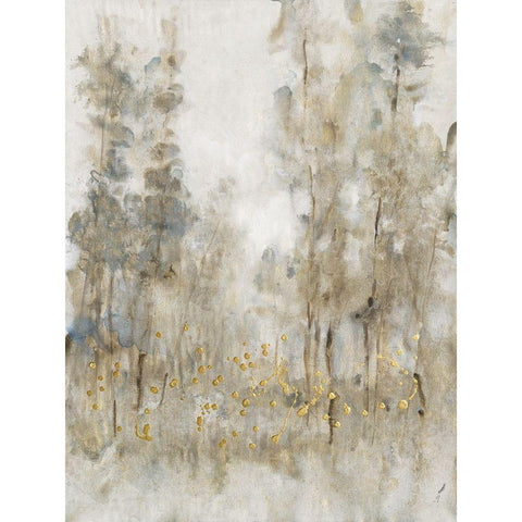 Thicket of Trees II White Modern Wood Framed Art Print by OToole, Tim