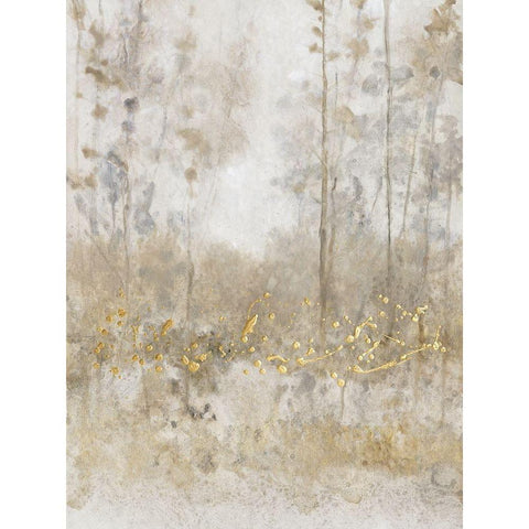 Thicket of Trees III Black Modern Wood Framed Art Print with Double Matting by OToole, Tim