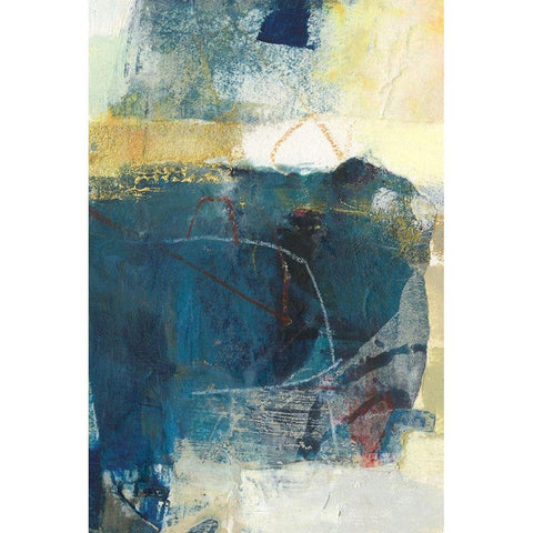 Frazil III Black Modern Wood Framed Art Print by Jachimiec, Sue