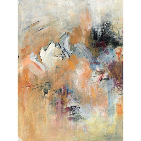 Frozen Spring I White Modern Wood Framed Art Print by Combs, Joyce