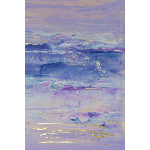 Canyon and Hill II Black Modern Wood Framed Art Print with Double Matting by Combs, Joyce