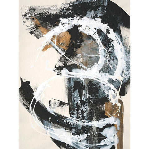 Natures Winterland II Black Modern Wood Framed Art Print by Combs, Joyce