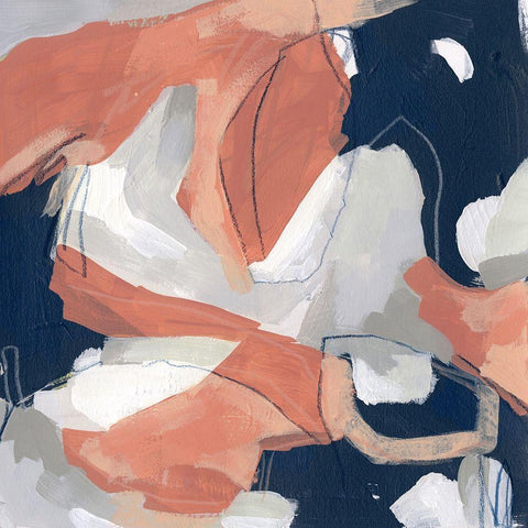 Sienna Cement III White Modern Wood Framed Art Print by Vess, June Erica