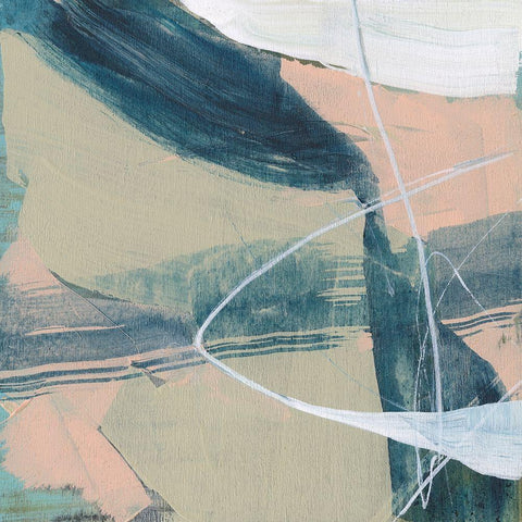 Bubblegum Pop IV White Modern Wood Framed Art Print with Double Matting by Goldberger, Jennifer