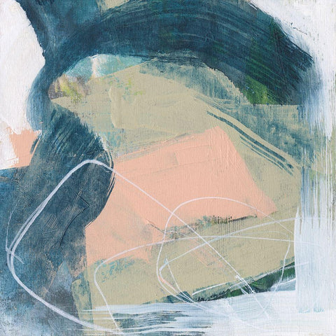 Bubblegum Pop VII Black Ornate Wood Framed Art Print with Double Matting by Goldberger, Jennifer