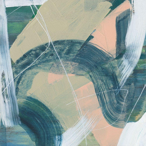 Bubblegum Pop IX White Modern Wood Framed Art Print with Double Matting by Goldberger, Jennifer