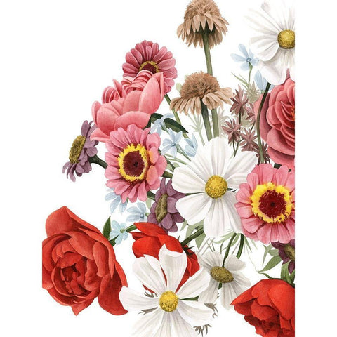 Modern Arrangement II White Modern Wood Framed Art Print by Popp, Grace