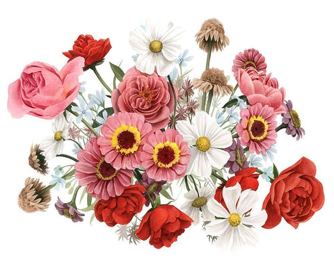 Modern Arrangement III Black Ornate Wood Framed Art Print with Double Matting by Popp, Grace