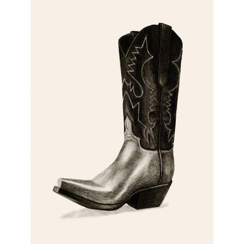 Shiny Boots II White Modern Wood Framed Art Print by Popp, Grace