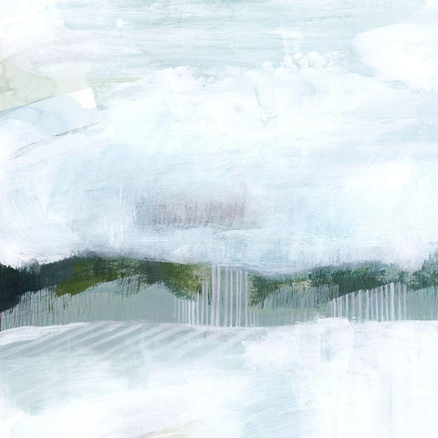 Walk in Winter I Black Modern Wood Framed Art Print by Popp, Grace