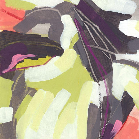 Martini Swirl IV Black Modern Wood Framed Art Print by Vess, June Erica