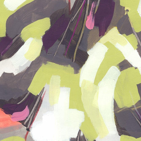 Martini Swirl V Black Modern Wood Framed Art Print by Vess, June Erica