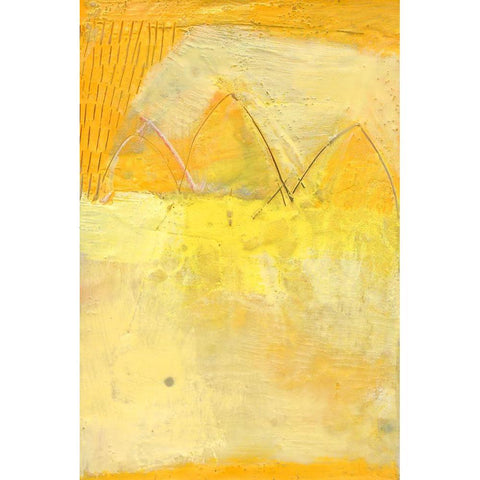Beamlet II White Modern Wood Framed Art Print by Jachimiec, Sue