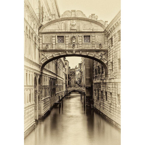 Vintage Venice I White Modern Wood Framed Art Print by Head, Danny