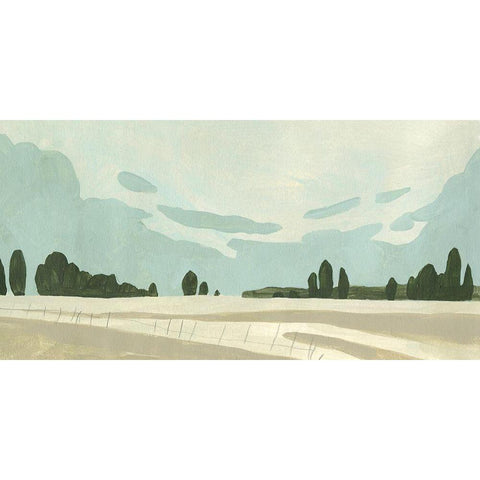 Farmland Study III Black Modern Wood Framed Art Print by Caroline, Emma