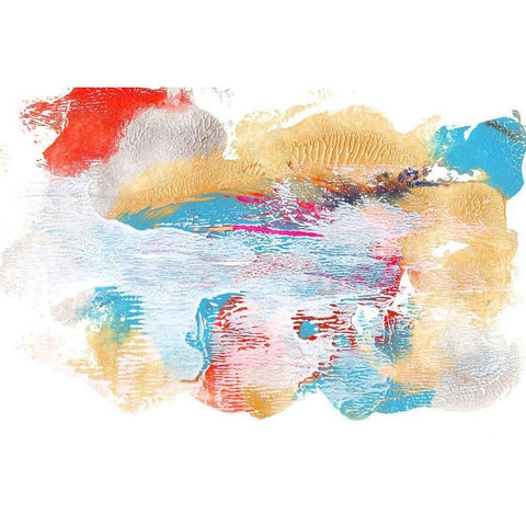 Whitewash Sunset I Black Modern Wood Framed Art Print by Bramma, Lila