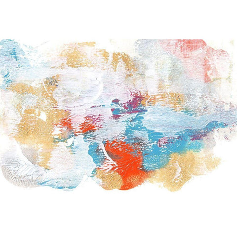 Whitewash Sunset II Black Modern Wood Framed Art Print by Bramma, Lila