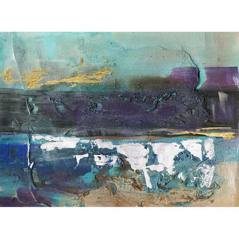 Mysteri I Black Modern Wood Framed Art Print by Bramma, Lila