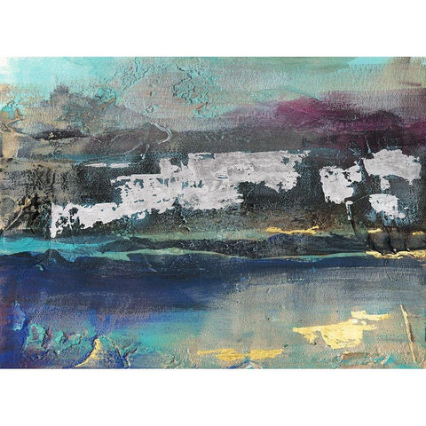 Mysteri II White Modern Wood Framed Art Print by Bramma, Lila