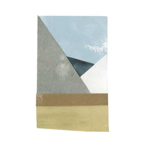 Mountain View Collage II Black Modern Wood Framed Art Print by Caroline, Emma