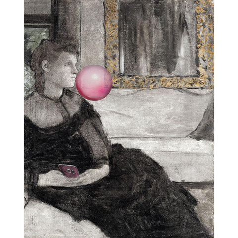 Sassy Master II White Modern Wood Framed Art Print by Goldberger, Jennifer