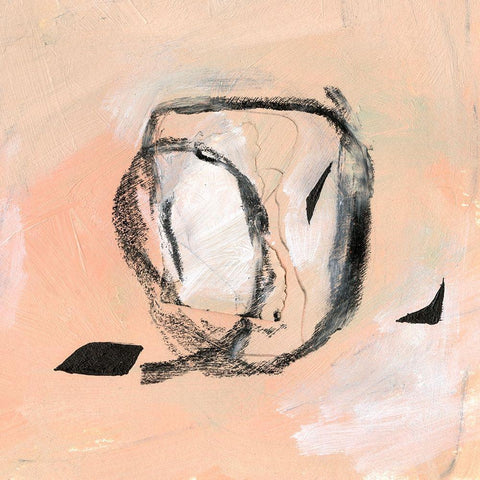 Broken Glass II White Modern Wood Framed Art Print by Parker, Jennifer Paxton