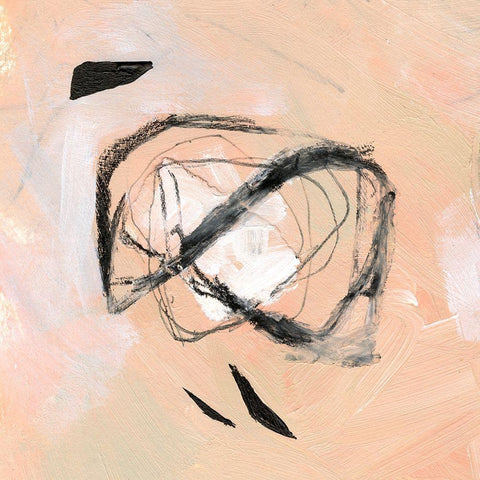 Broken Glass III White Modern Wood Framed Art Print by Parker, Jennifer Paxton