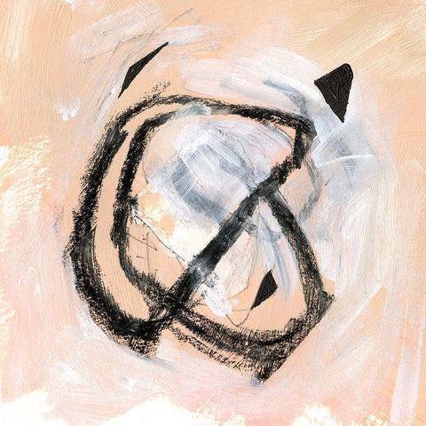 Broken Glass VI Black Modern Wood Framed Art Print by Parker, Jennifer Paxton