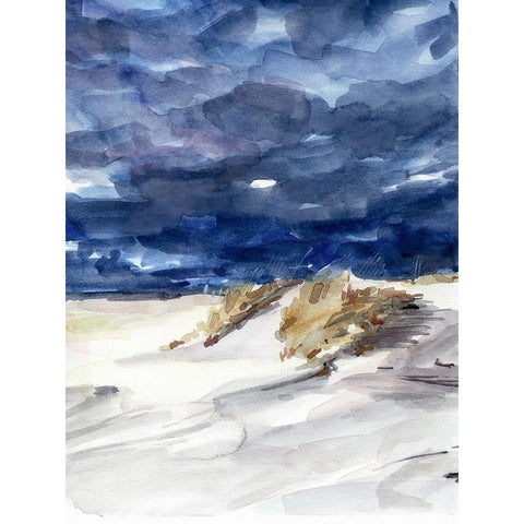 Stormy Front I Black Modern Wood Framed Art Print with Double Matting by Parker, Jennifer Paxton