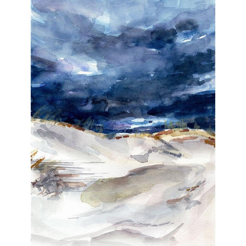 Stormy Front II Black Modern Wood Framed Art Print with Double Matting by Parker, Jennifer Paxton