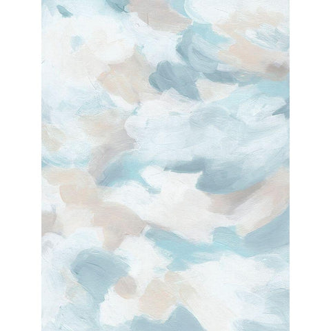 Sky Sweep I White Modern Wood Framed Art Print by Vess, June Erica