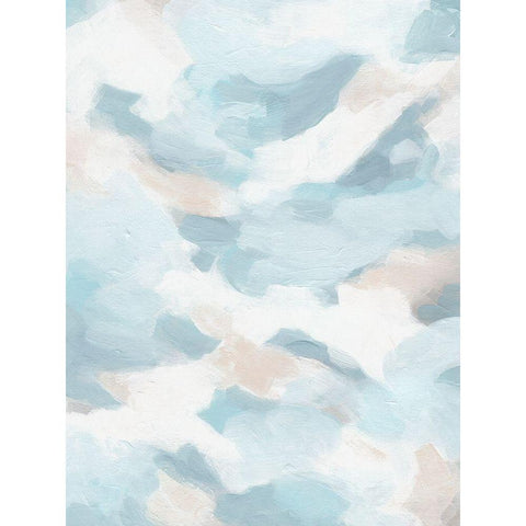 Sky Sweep II White Modern Wood Framed Art Print by Vess, June Erica