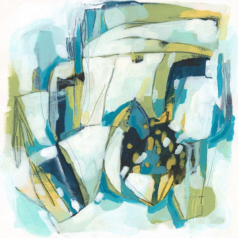 Orbit Gesture II Black Modern Wood Framed Art Print by Vess, June Erica